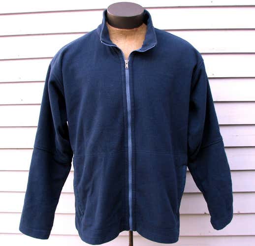 Vintage Patagonia Micro Synchilla Men's Blue Full-Zip Fleece Jacket - Size XL