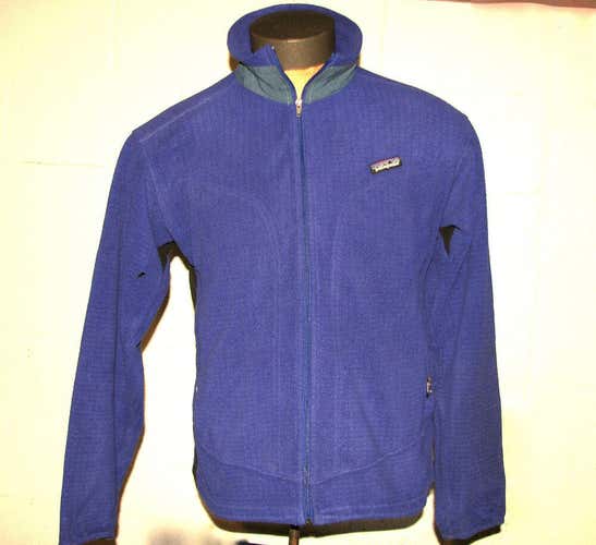 Patagonia Regulator Men's Purple-Blue Full-Zip Fleece Jacket M Medium Polartec