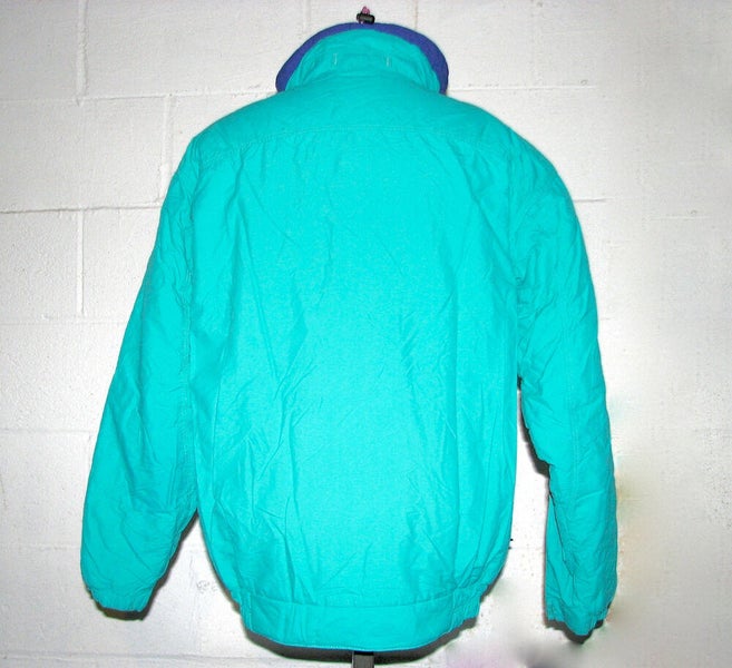 Vintage 1990's Patagonia Women's Green Puffer-Lined Winter Snow Ski Jacket Sz 12