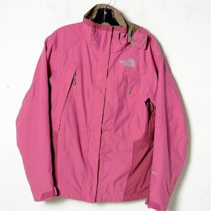 The North Face Women's Pink Gore-Tex Hooded Ski Shell Jacket Coat Size Small S