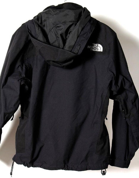 Women's North Face HyVent Black & White Waterproof Hooded Zipper Jacke –  MendedEarth