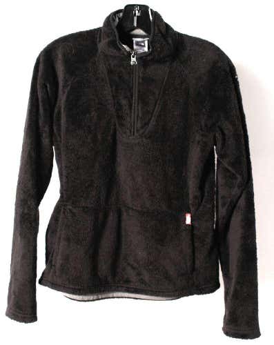 The North Face Women's Osito Black Deep-Pile 1/2-Zip Fleece Jacket Size Small S