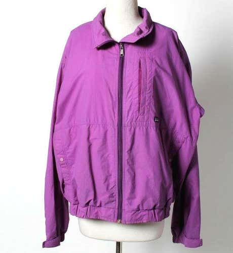 Vintage 1990's Patagonia Women's Purple Soft-Shell All-Season Jacket Sz. L Large