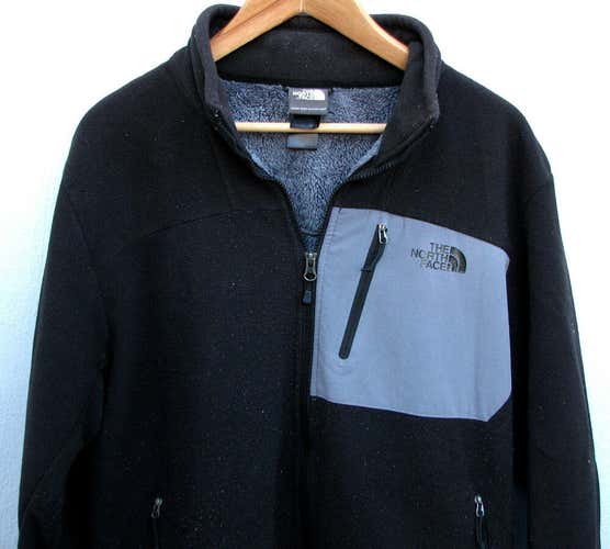 The North Face Men's Black Chimbarazo Full-Zip Fleece Jacket Size Large L