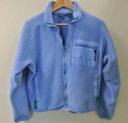 Vintage 1990's Patagonia Synchilla Women's Blue Fleece Full-Zip Jacket Size 8