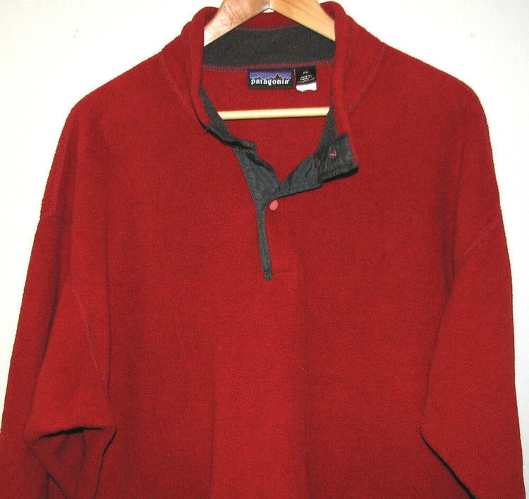 nubby fleece pullover