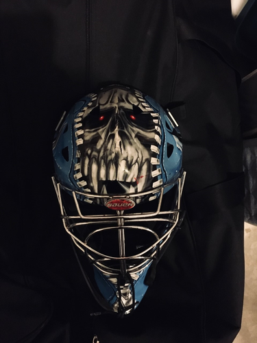 Blue Senior Bauer Goalie Mask