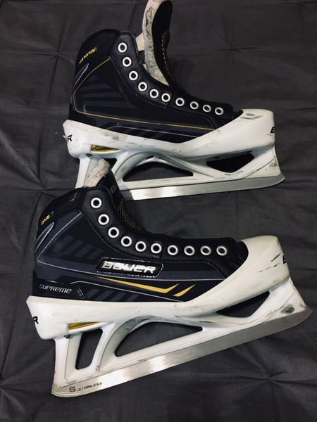 Senior Bauer Supreme One.7 Goalie Skates Size 9.5