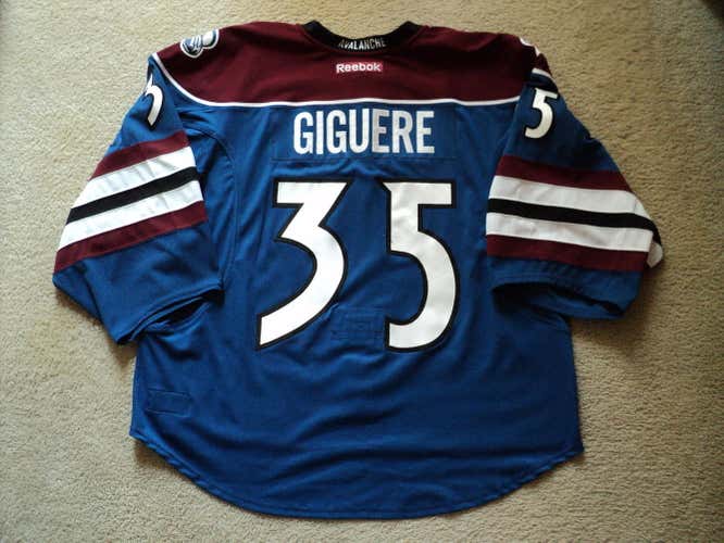 Colorado Avalanche J.S. Giguere Game Worn Jersey