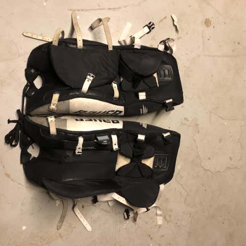 Black  26" Bauer Goalie Leg Pads