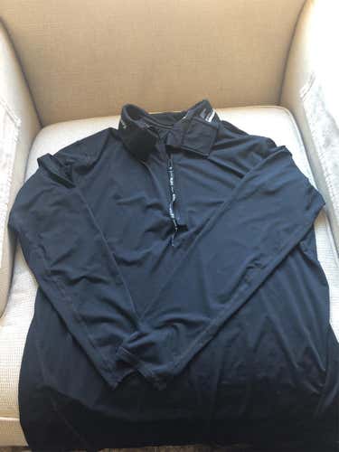 Senior Large Bauer 1/4 Zip W/ Velcro Neck