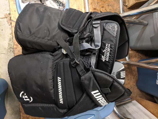Black Intermediate Large Warrior Ritual Hockey Goalie Pants