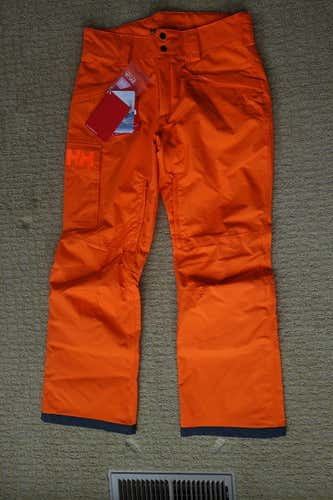 Men's Helly Hansen Sogn Cargo Pant Size Medium - Flame Color - New w/Tags