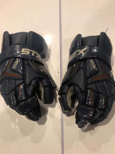 Blue  Goalie STX K18 13" Lacrosse Gloves