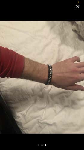 New East Coast Dyes Lacrosse Black Wristband