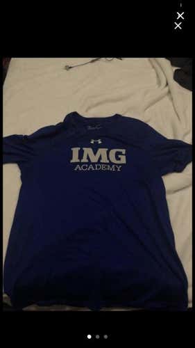 Genuine IMG Academy Lacrosse Blue Athletic Shirt (2018-2019 Season) (Adult Small)