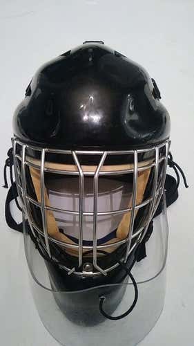 Black Senior Vaughn Goalie Mask