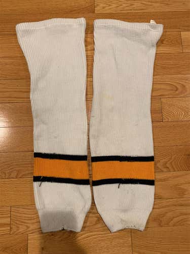 White Senior Large  Socks