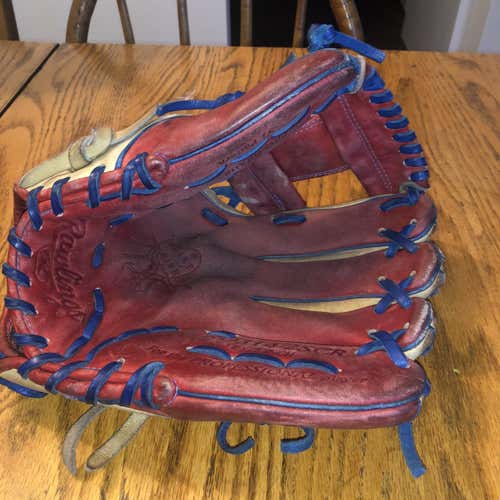 Red High School/College Infield Heart of the Hide 11.5" Baseball Glove