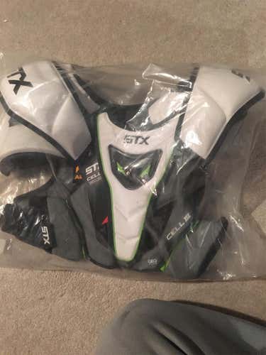New Large STX Cell III Shoulder Pads