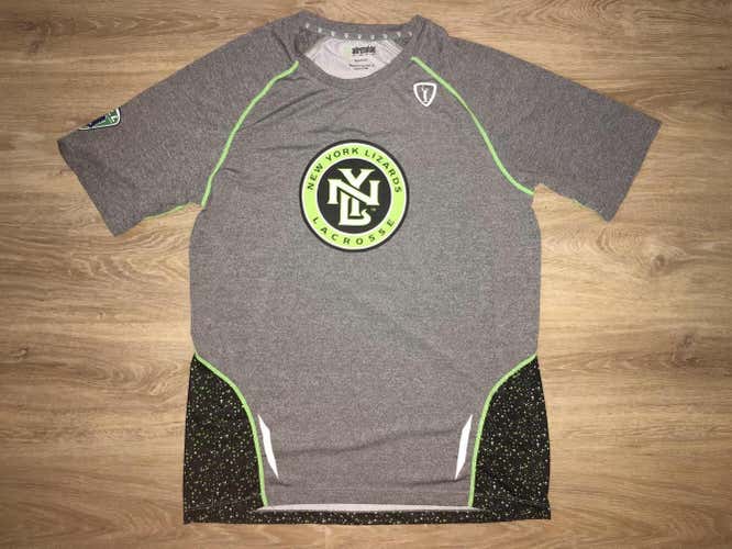 (Medium) New Adrenaline New York Lizards / MLL Dry Fit Shirt