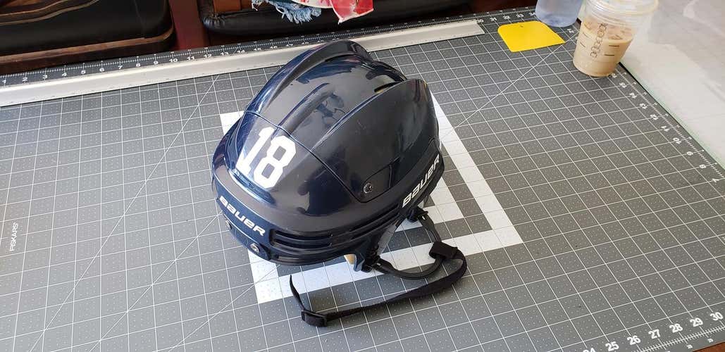 Large Bauer 4500 Helmet Navy