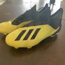 Yellow Men's Molded Cleats Adidas X 18.1 Cleats