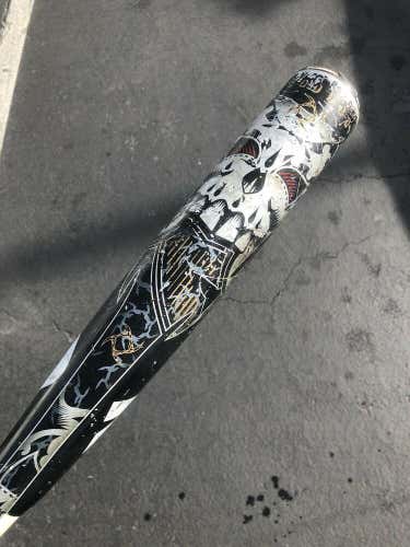 DEMARINI VOODOO BLACK SKULL 32 29 BBCOR BASEBALL BAT