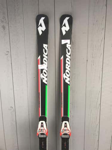 Nordica 188 cm GS Skis 30m 18 Din Marker Binding