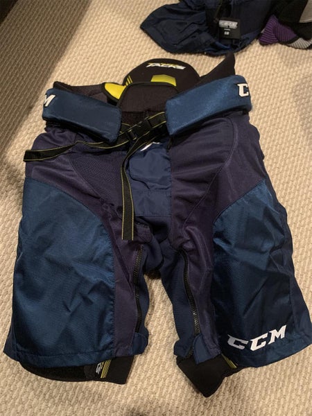 Blue Senior Medium CCM Tacks 7092 Hockey Pants
