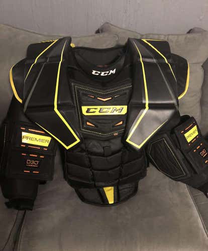 Senior Large CCM Premier Pro Goalie Chest and Arm Protector Pro Stock Goalie Chest Protector
