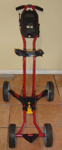 Sun Mountain Micro Cart Folding Golf 4 wheel Push Cart Collapsible