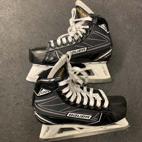 Junior Bauer Supreme S170 D&R (Regular) Size 3 Hockey Goalie Skates