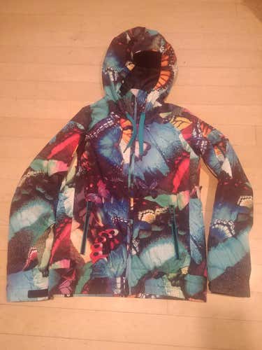 LIKE NEW Women's Roxy Jacket - Butterfly Pattern -Medium Fit