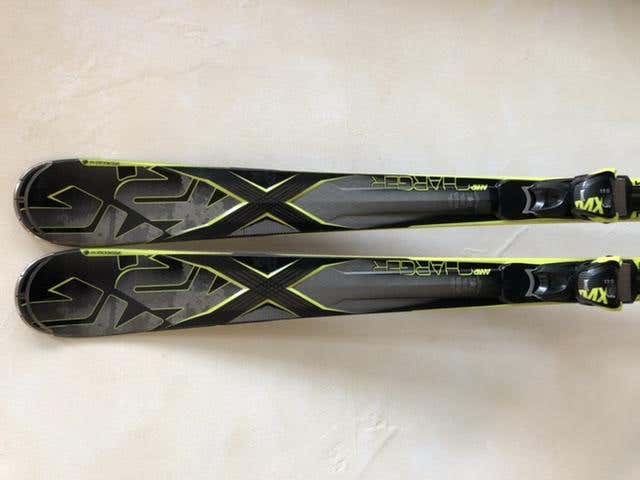 K2 Amp charger skis with marker bindings
