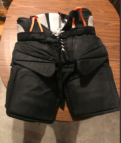 Black Senior Large Reebok 9K Hockey Goalie Pants