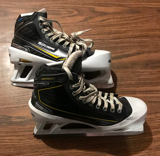 Senior Bauer Total One NXG Hockey Goalie Skates EE (Extra Wide) Size 10