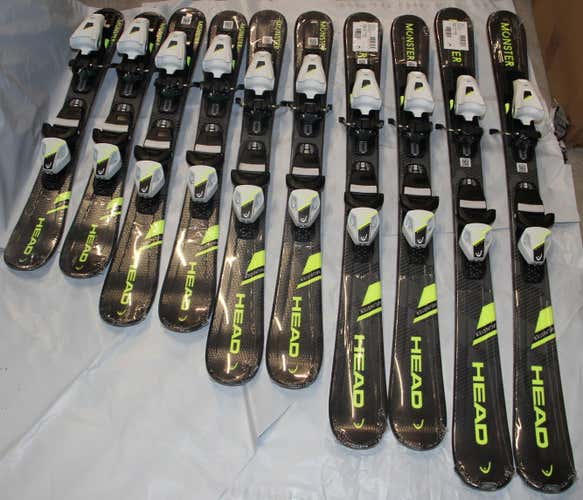 HEAD monster107cm  junior Skis with size adjustable bindings 2020 NEW