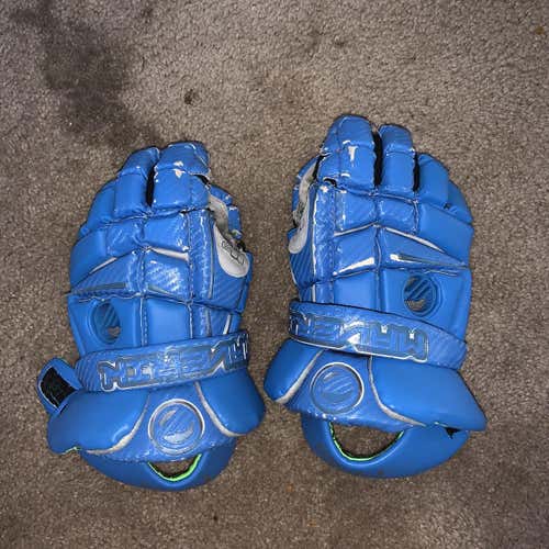 Blue 13" Maverik M3 Lacrosse Gloves