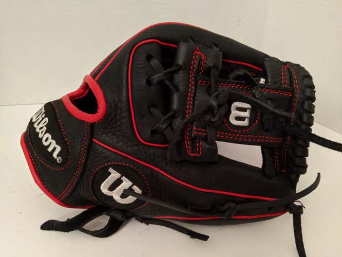 Black High School/College Wilson Infield Right Handed A950 Baseball Glove 11.5"