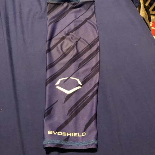 Blue EvoShield Speed Stripe Arm Sleeve