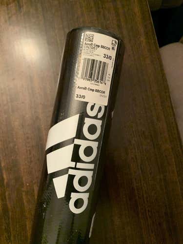 Adidas Aero Burner Hybrid BBCOR comp Baseball Bat -3 Gold Black 33in 30oz DN7057