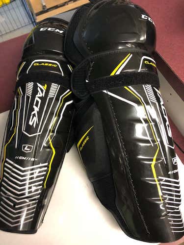 New Senior CCM Tacks Shin Pads 16"