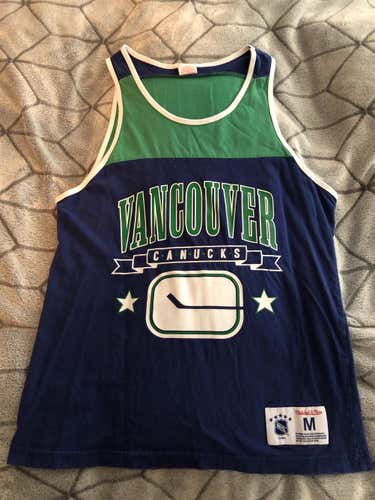 Used Vancouver Canucks Mitchell & Ness Tank Top