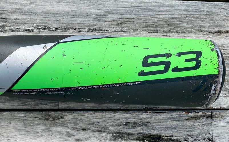 USSSA Certified Easton 2016 S3 Junior Big Barrel Alloy  27" (drop -10) 17 oz