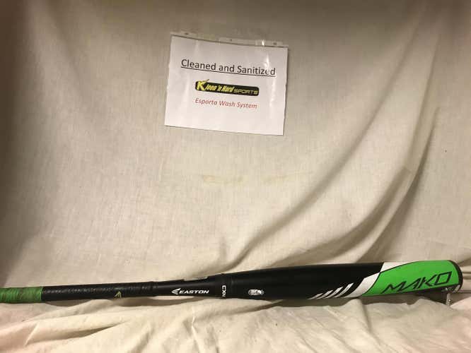 Used Easton MAKO XL YB16MK10 Bat Length-Wgt 31"-21oz Black/Green Comp. USSSA Bat