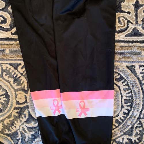 Sioux Falls Stampede USHL Pink The Rink/Breast Cancer Pro Stock Socks