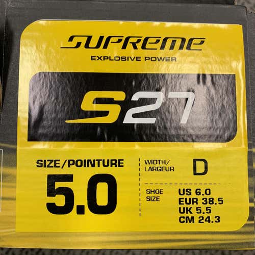 Junior Bauer Supreme S27 D&R (Regular)  Size 5 Hockey Skates