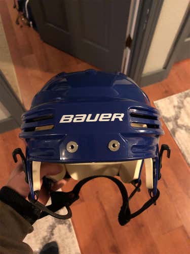 Blue New Large Bauer 4500 Pro Stock Helmet