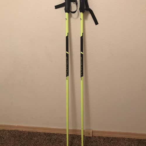 48in (120cm) Fischer Unlimited Yellow Ski Poles